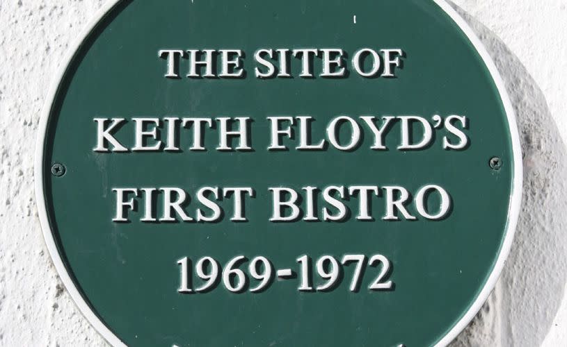 Keith Floyd  plaque in Clifton