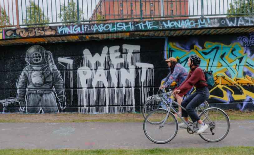 Cycle the City Street Art Banksy