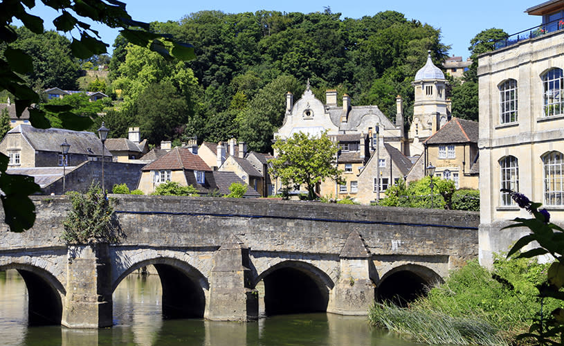 Town Bridge in the town of Bradford on Avon in Wiltshire, near Bristol - credit Chris Locke