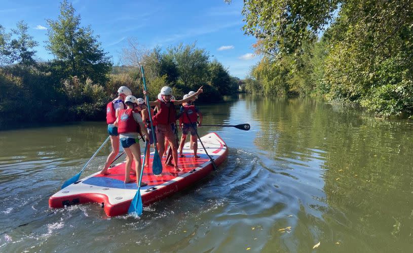 Wild Swim Bike Run Large paddle boarding activity