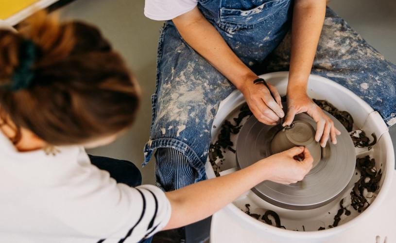 pottery at fishponds
