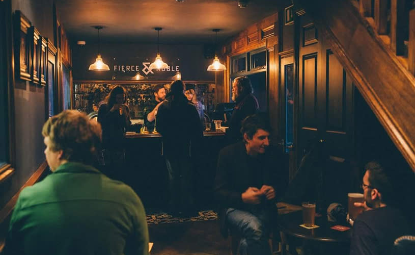 Fierce & Noble bar interior - Credit Bristol Hoppers