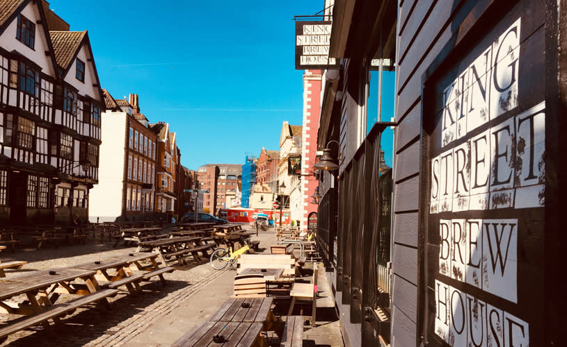 King Street Brew House and King Street in the sunshine - Credit City Pub Company