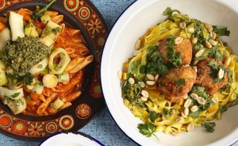 Dishes at Loves in Weston-super-Mare near Bristol - credit Loves