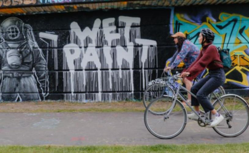 Cycle the City Street Art Banksy