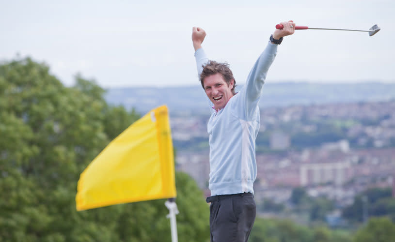 A man on a golf course - Credit Visit West