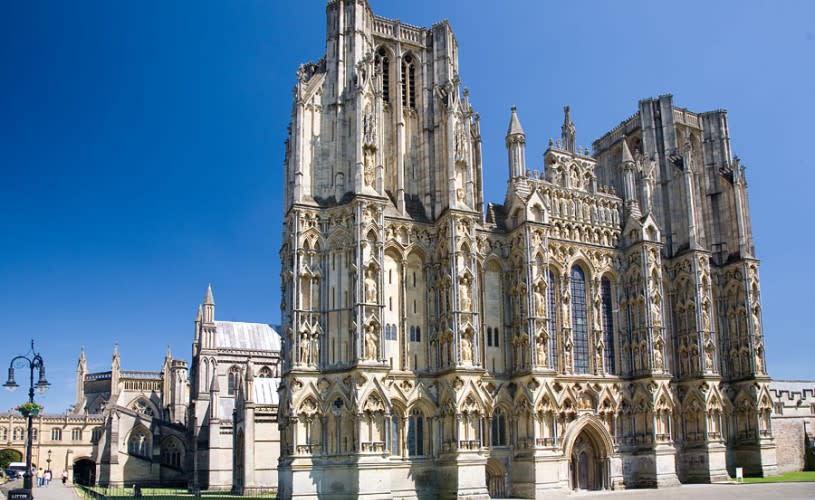 Wells Cathedral in the City of Wells