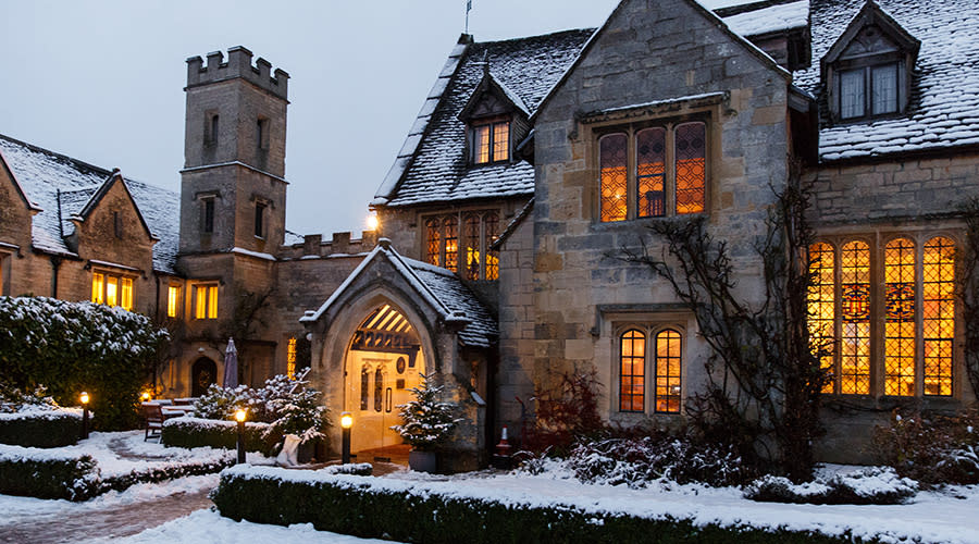 Ellenborough Park in the snow