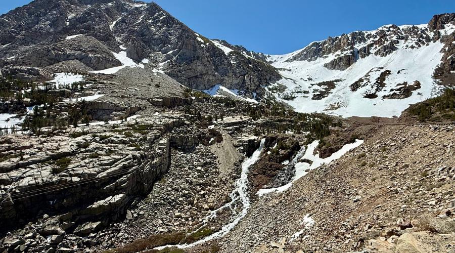 5.15.26 Waterfall on Tioga Pass Road
