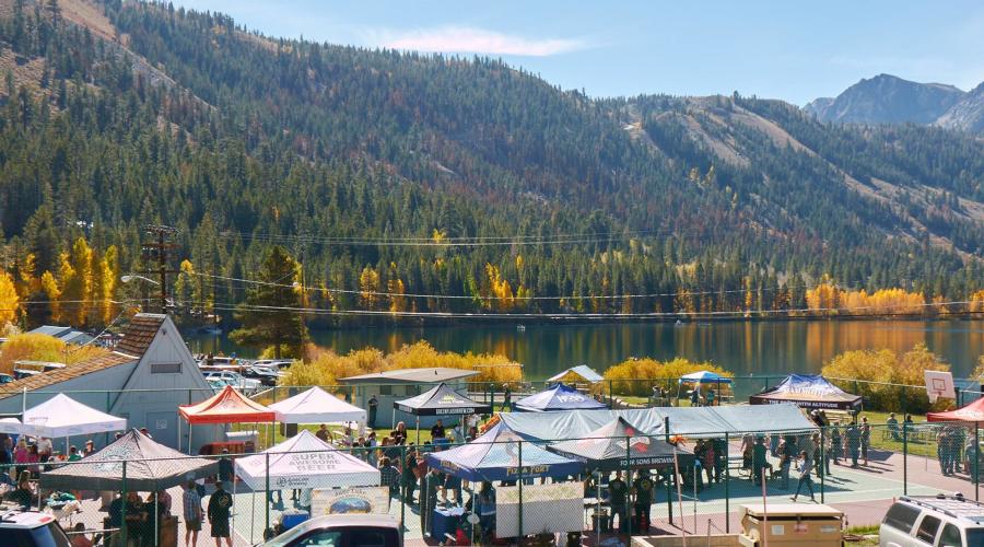 June Lake Autumn Beer Fest fall colors