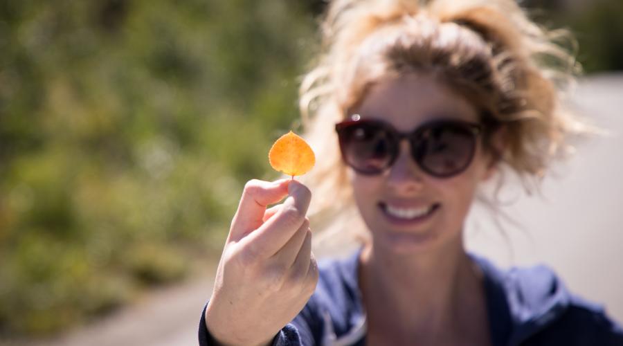 Virginia Lakes Leaf with Jess