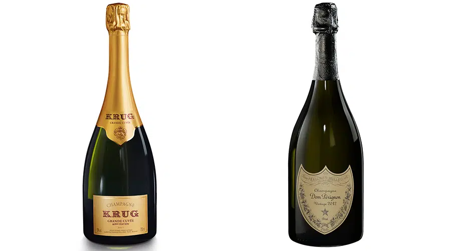 Krug Grand Cuvée and Dom Pérignon Vintage Champagne