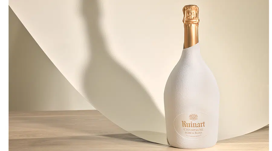 Ruinart Blanc de Blancs with eco-friendly Second Skin packaging