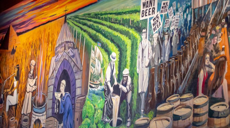 blind tiger mural