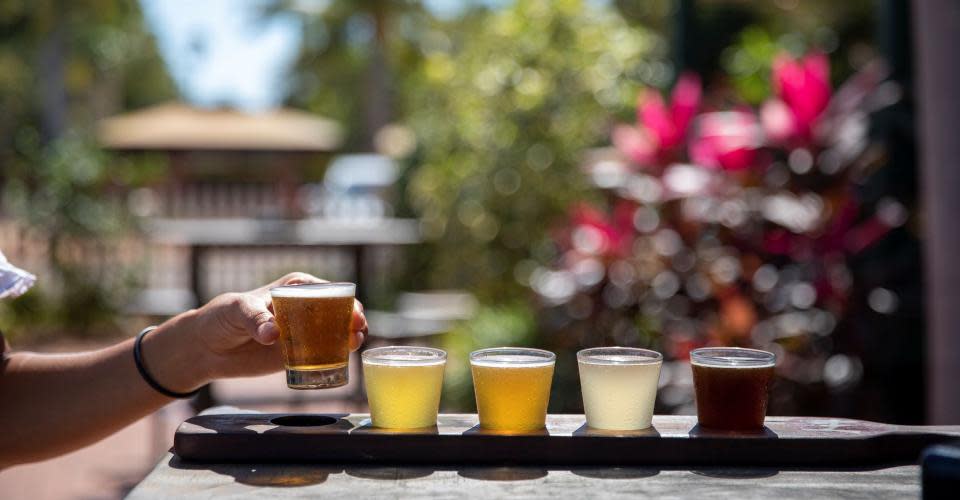 A selection of locally brewed Broome beers