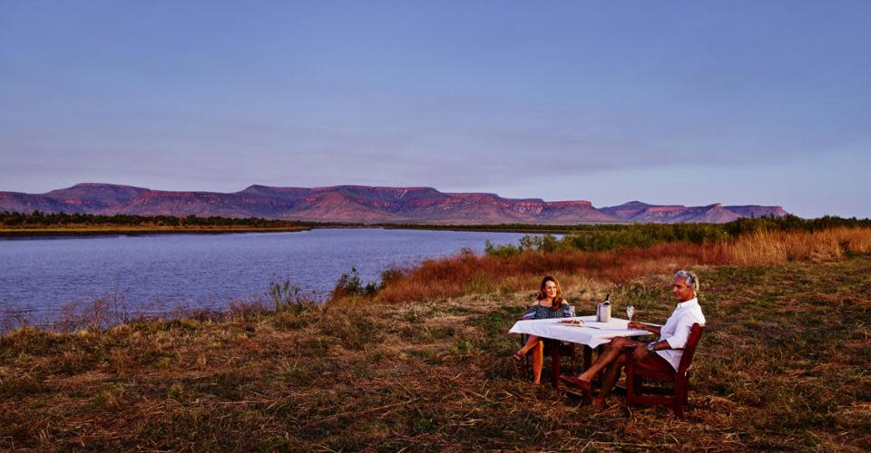 two people enjoying a Cockburn Ranges picnic