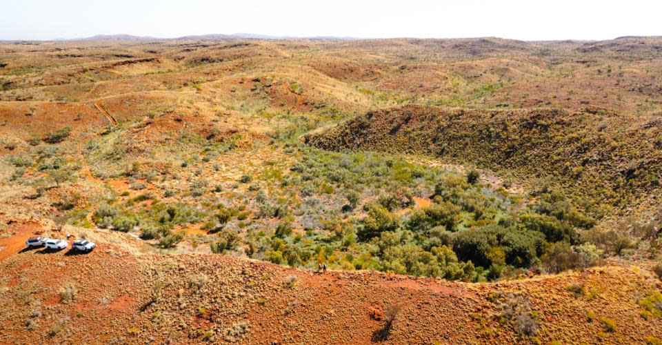 Hickman Crater near Newman Image Shire of East Pilbara