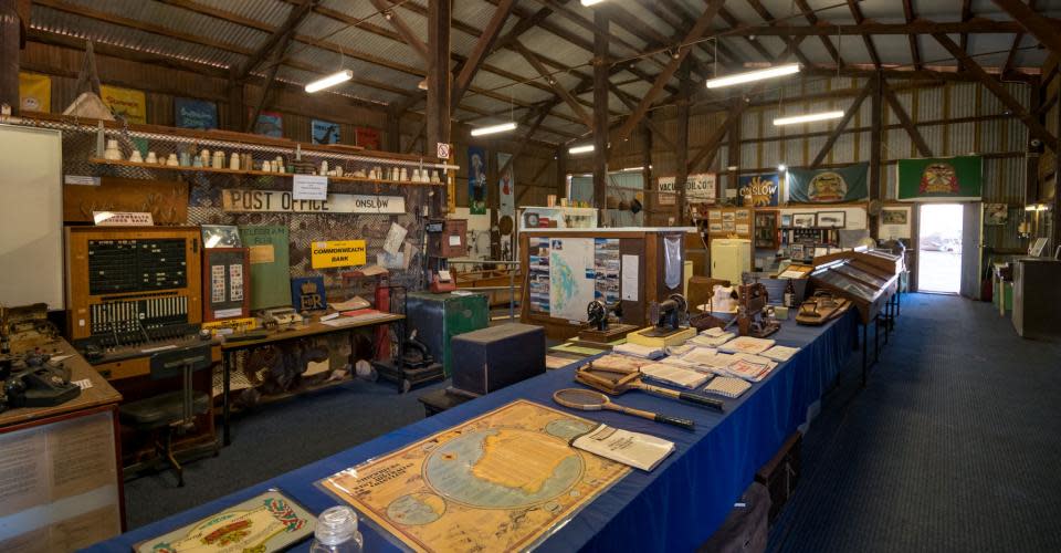 Onslow Old Goods Shed Museum next to Onslow Visitor Centre