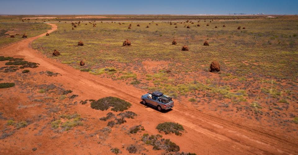 Termite Mounds near Onslow in the Pilbara