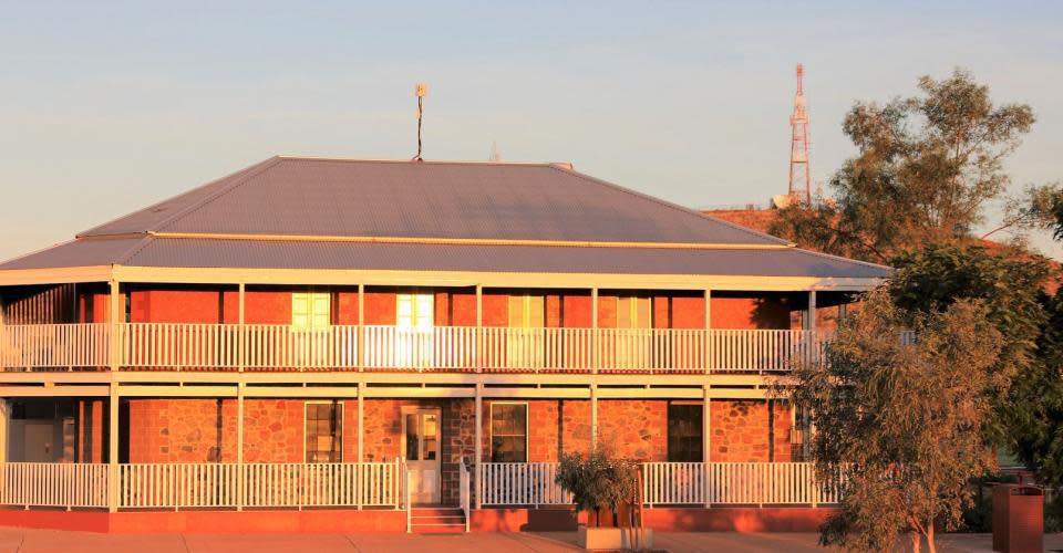 The old Victoria Hotel in Roebourne, which now houses the Ganalili Centre