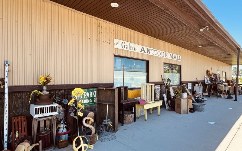 Interior of the Galena Antique Mall with 55+ dealer booths