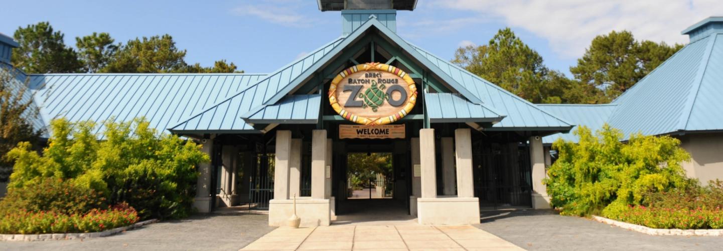 Front entrance to the Baton Rouge Zoo
