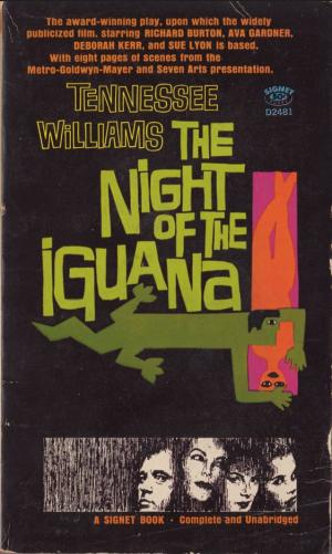 Paperback copy of The Night of the Iguana