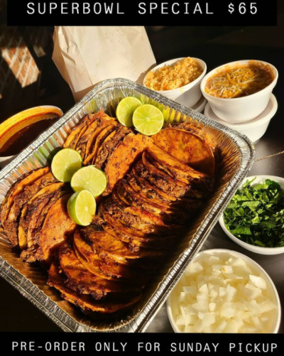 Tarahumaras Mexican Restaurant #2 Gameday Special