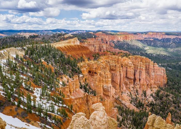 a view of Bryce Canyon from Rainbow Point