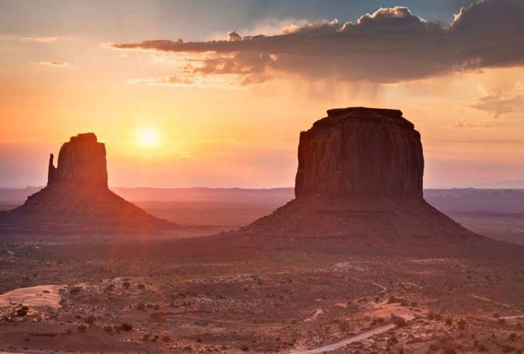 Buttes in Monument Valley