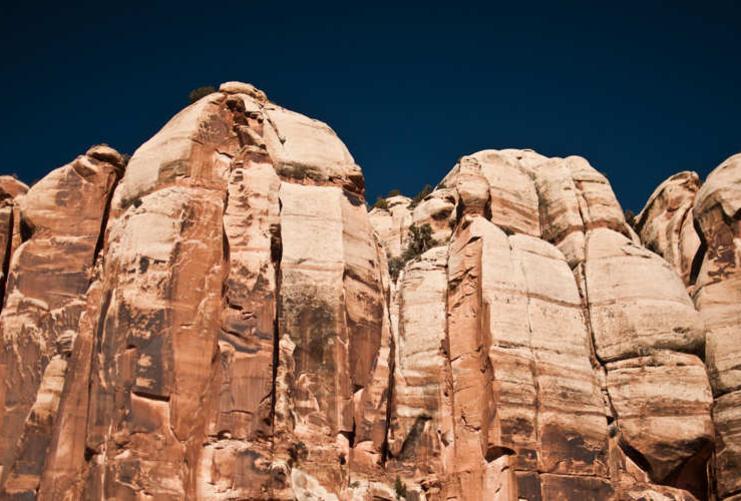 Red cliffs on Indian Creek Scenic drive