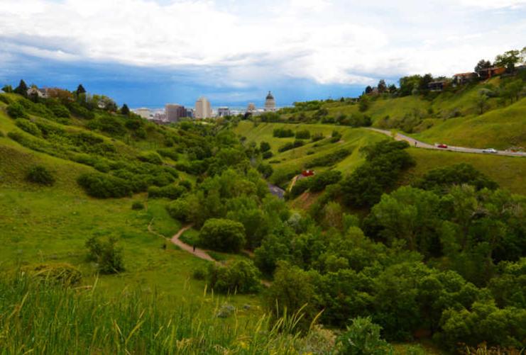 City Creek Canyon by Salt Lake