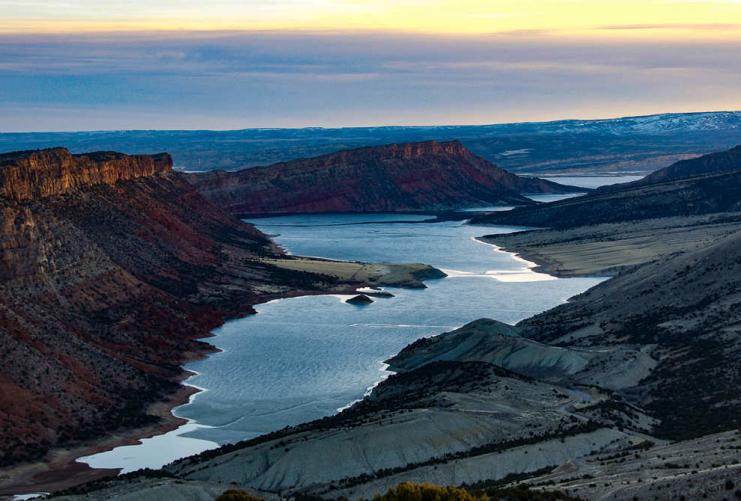 Flaming Gorge Reservoir in Utah
