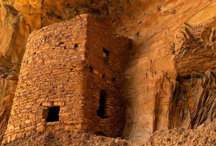 Native American ruins near Blanding Utah