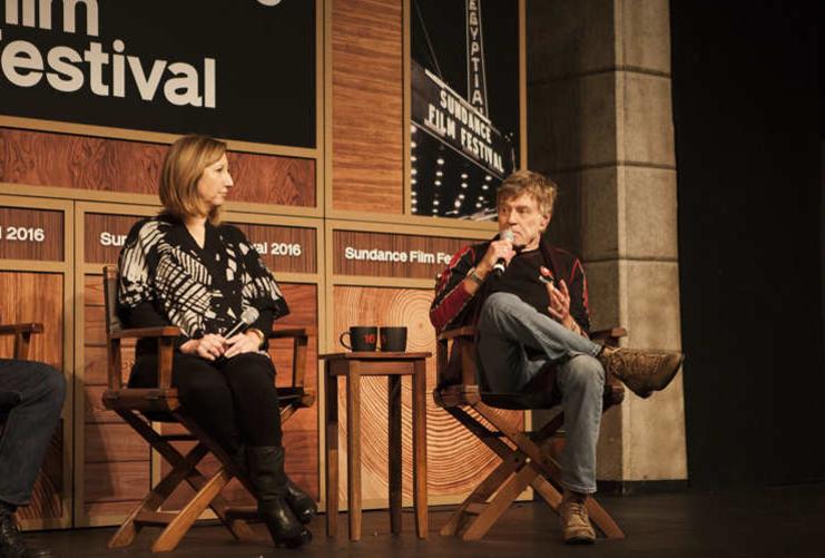 Robert Redford in an interview at Sundance