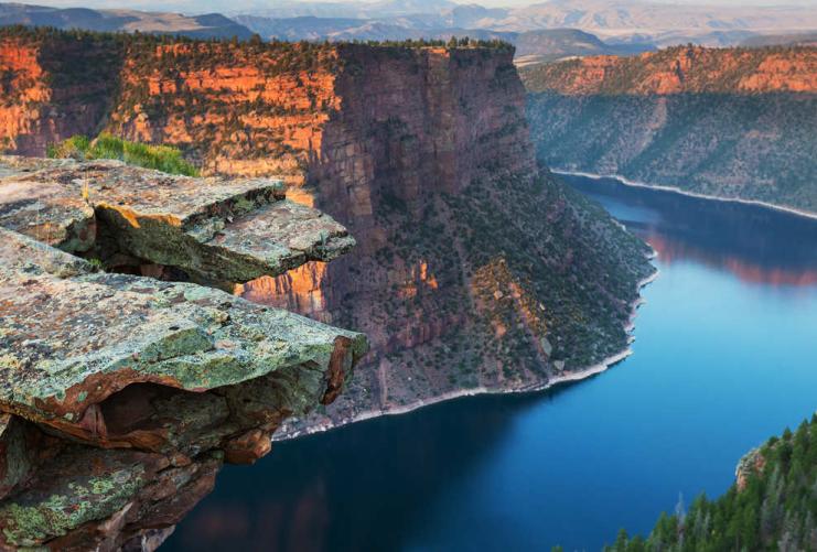 Overlook of Flaming Gorge from Cliffs