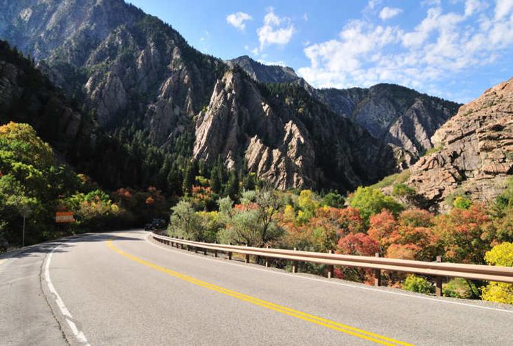 Big Cottonwood Canyon in the fall