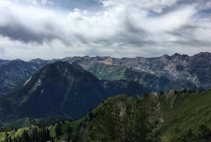 Mountains in the Wasatch Front