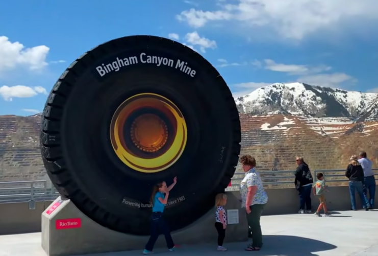 Giant Tire at Bingham Canyon Mine