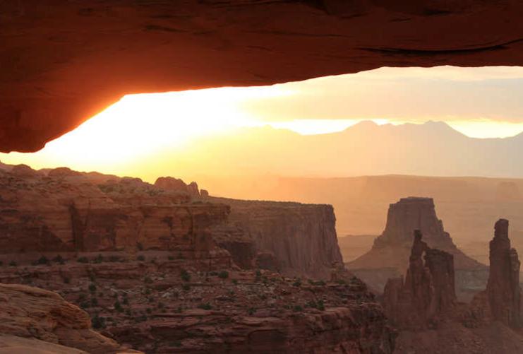 Mesa Arch in Canyonlands Utah