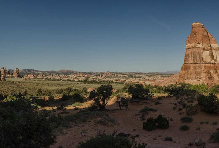 Open Valley in The Needles Section of Canyonlands