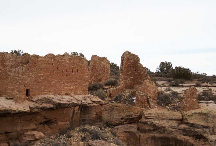 Hovenweep National Monument ruins in Utah