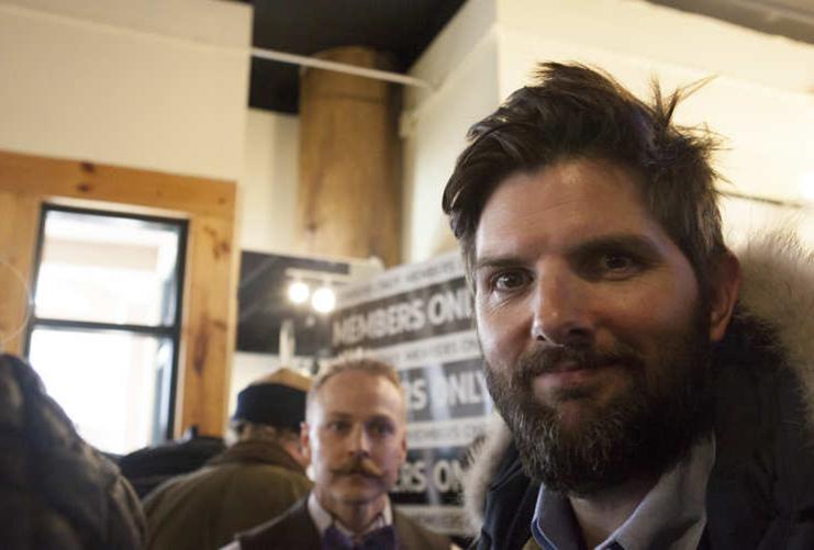 Adam Scott at the Sundance Festival in Park City Utah