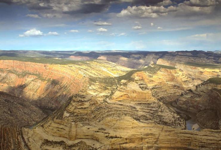 River and canyons in Dinosaur National Monument