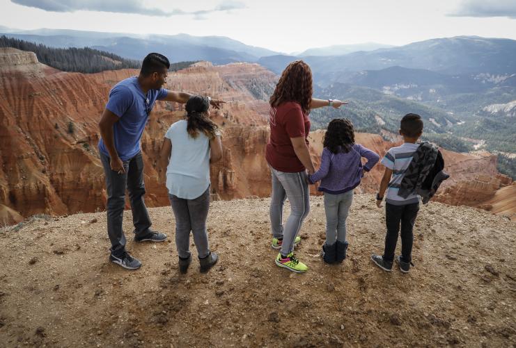 Family at Cedar Breaks National Monument-Marc Piscotty