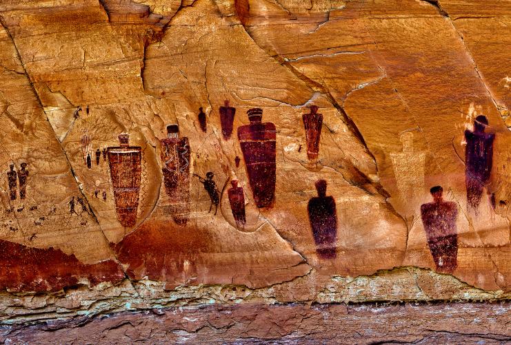 Great Gallery Petroglyphs at Canyonlands National Park