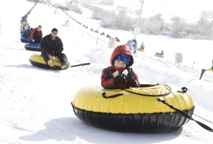 Tubing at Soldier Hollow
