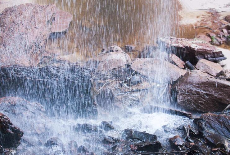 Emerald Pools Waterfall in Zion National Park