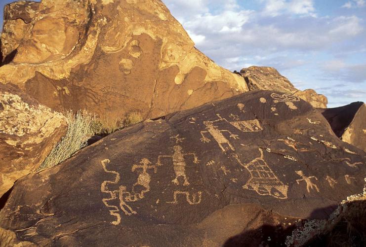 Petroglyphs outside of St. George