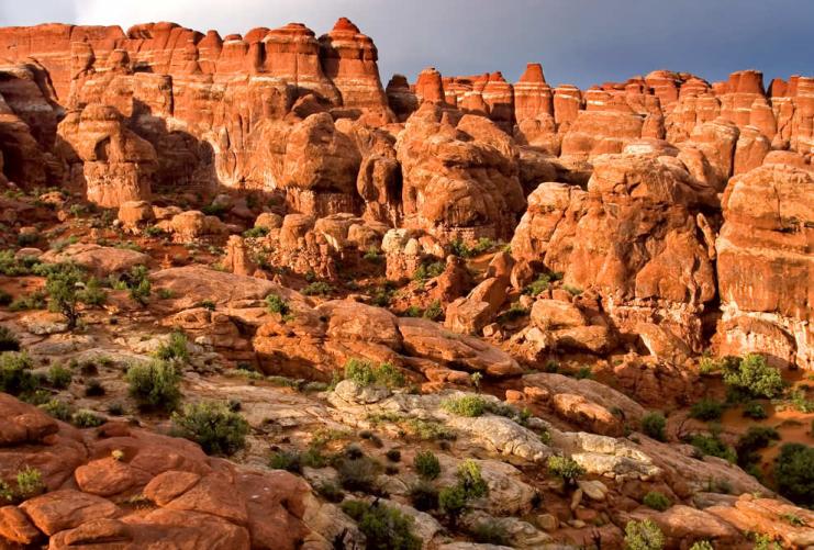 Fiery Furnace section of Arches
